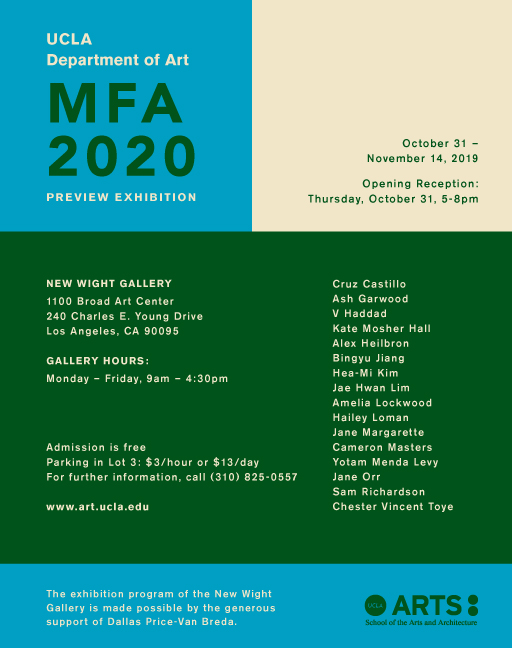 M.F.A. 2020 Preview Exhibition