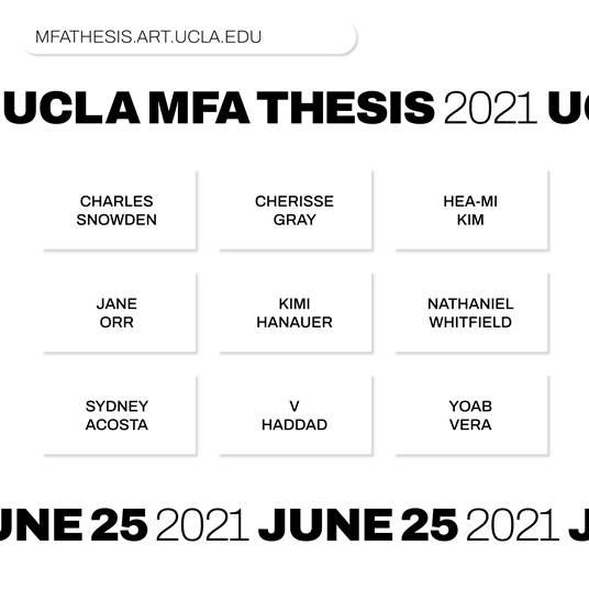 2021 M.F.A. Thesis Exhibition 
