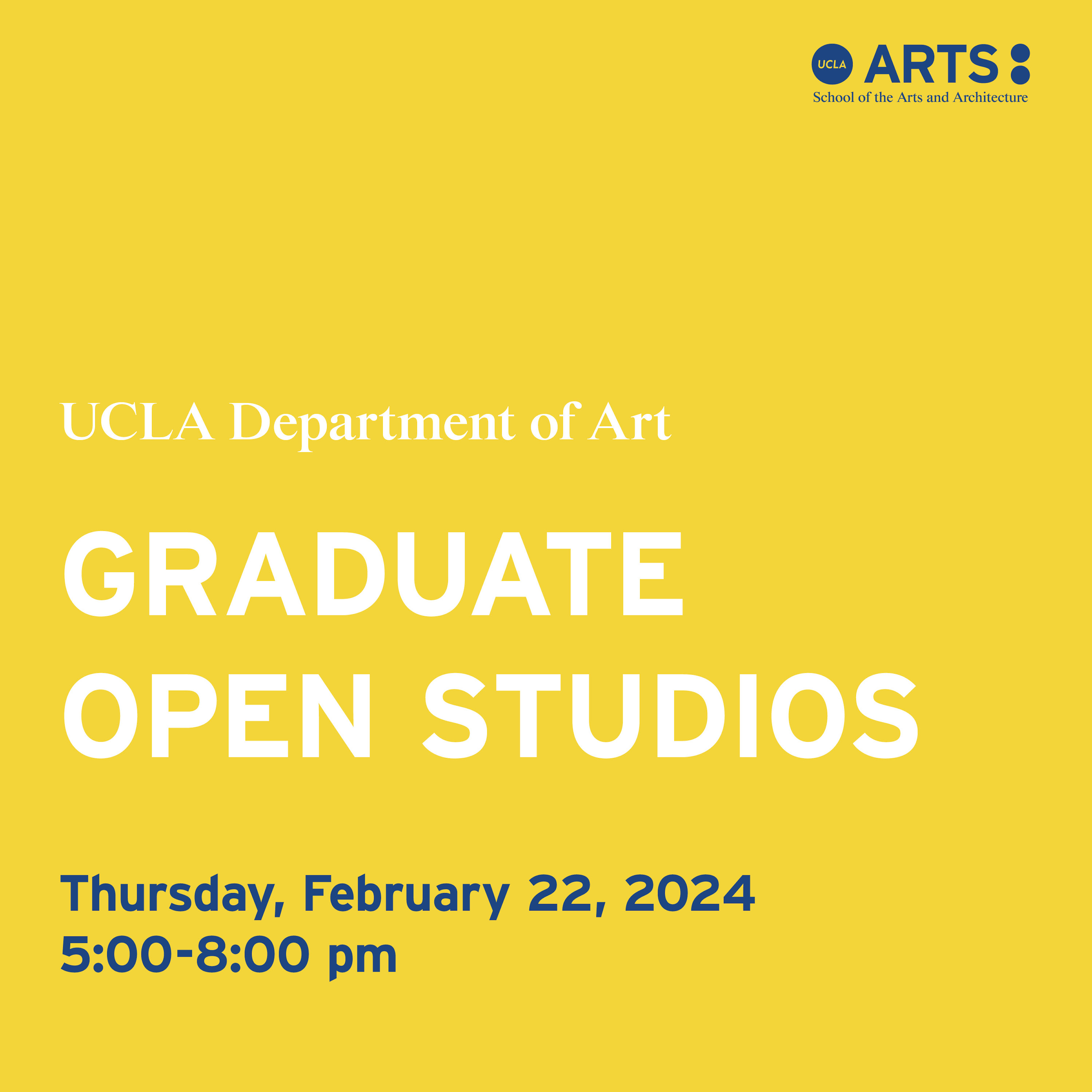 Graduate Open Studios