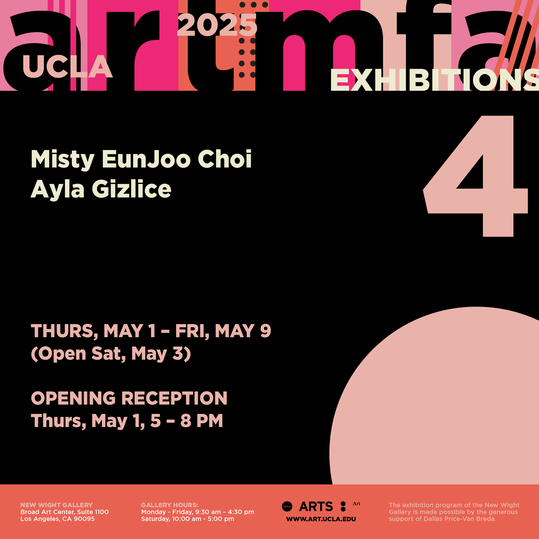 2025 MFA Exhibition #4: <br/>Misty EunJoo Choi & Ayla Gizlice